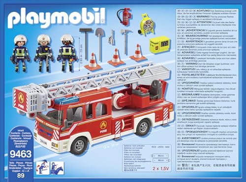PLAYMOBIL City Action 9463 — Camion de Pompiers sonore## – Image 44