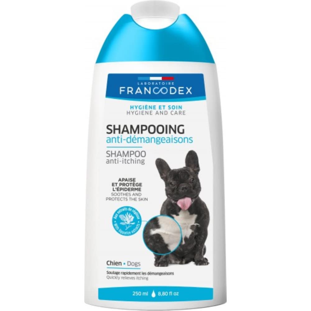 FRANCODEX — Shampoing Anti-Démangeaisons pour Chiens 250 ml