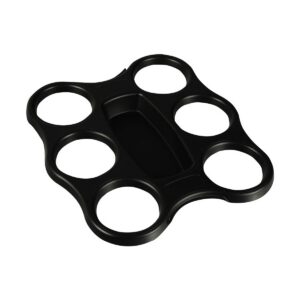 TRAYS PS — Tasse noir pour 6 tasses, lot de 3