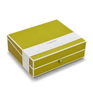 SEMIKOLON — Boîte à documents A4 vert matcha clair