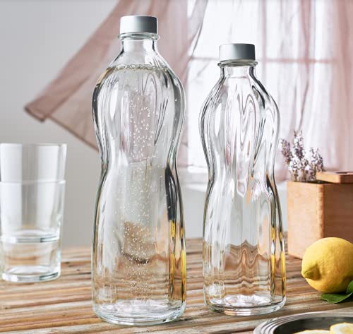 BORMIOLI Aqua Bottle — Bouteille d’eau 1L inox – Image 2