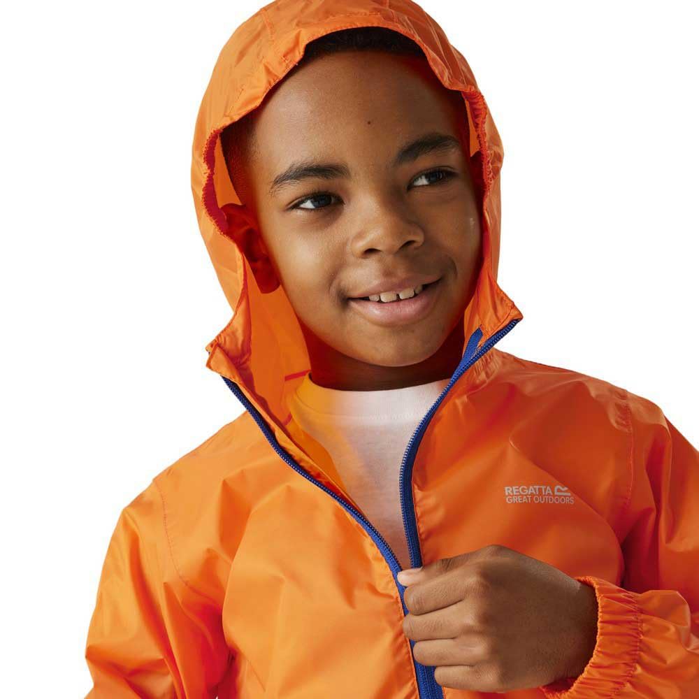 REGATTA Pack It III — Veste imperméable enfant Persimmon – Image 3