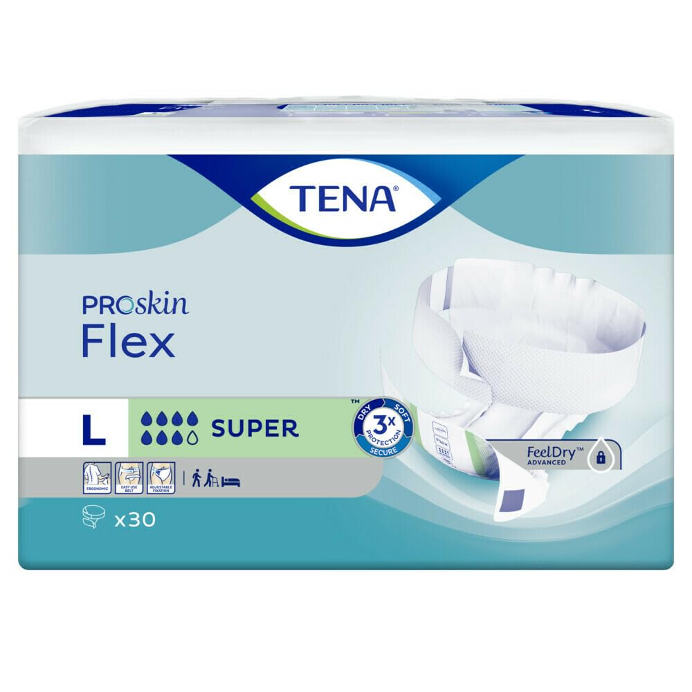 TENA ProSkin Flex Super — 30 serviettes d'incontinence Large – Image 2