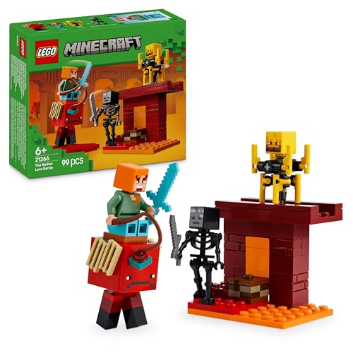 LEGO Minecraft — Jouet interactif Bataille de la lave du Nether
