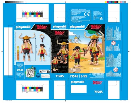 PLAYMOBIL Astérix 71545 — Figurines Soupalognon y Crouton et Pépé – Image 25