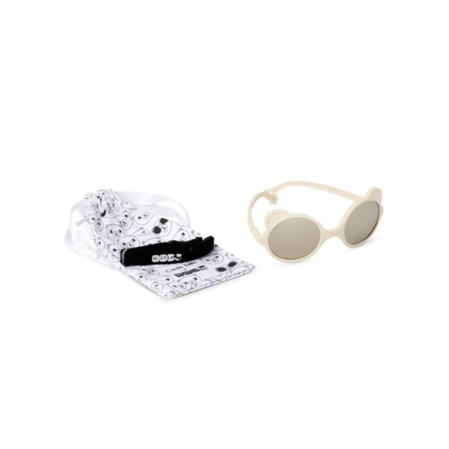 KI ET LA Elysée — Lunettes de soleil bébé 1-2 ans ourson blanc – Image 3