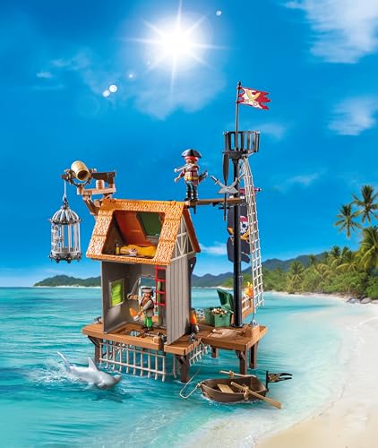 PLAYMOBIL Pirates — Port Pirate avec Prison de Corsaires – Image 60