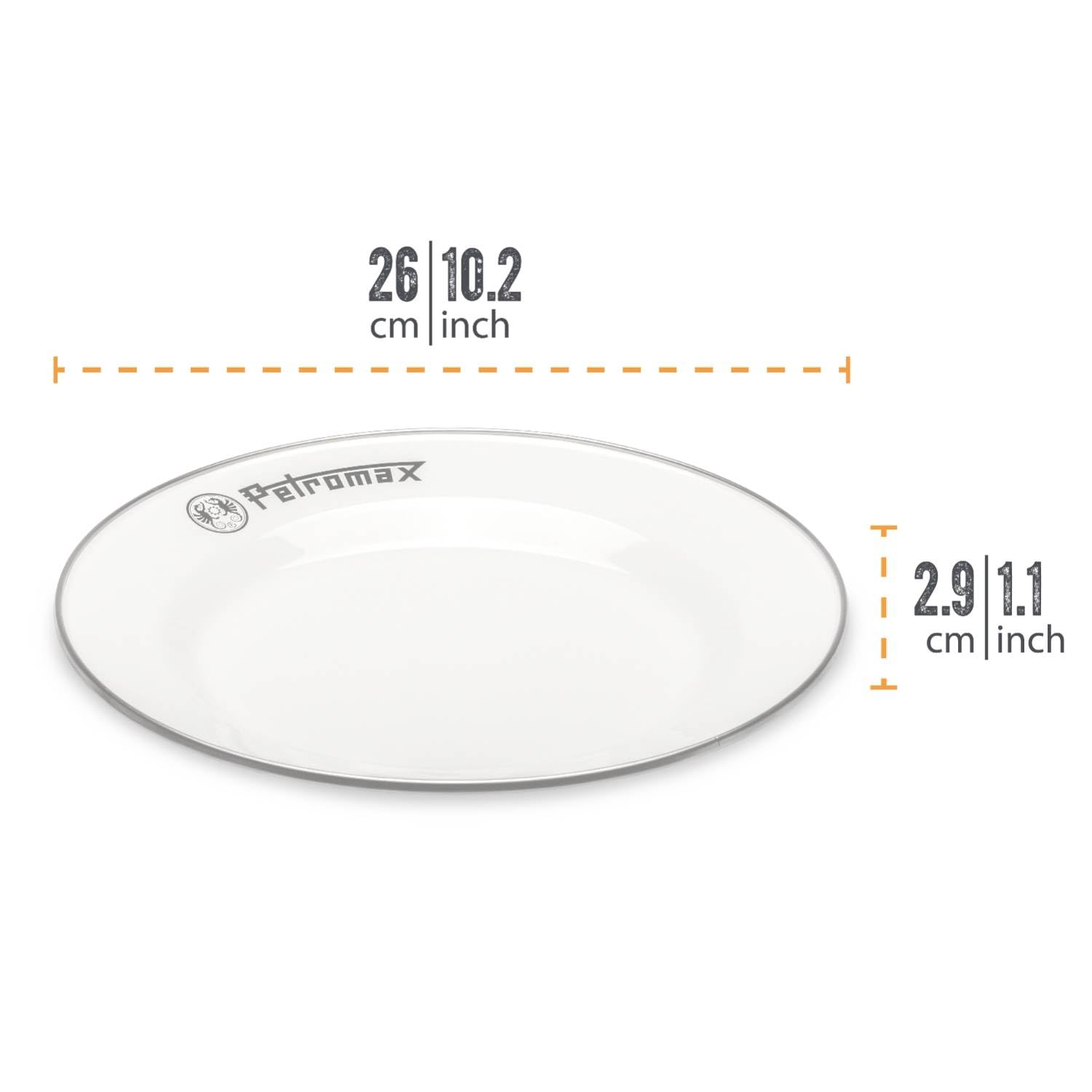 ÉMAIL — Lot de 2 Assiettes en Émail 26 cm – Image 8