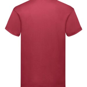 Alternative view of FRUIT OF THE LOOM SS022M — T-shirt Homme Rouge S