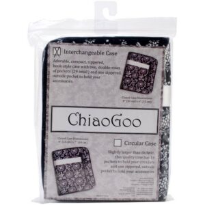 CHIAOGOO — Étui pour aiguilles circulaires 20 x 15 cm