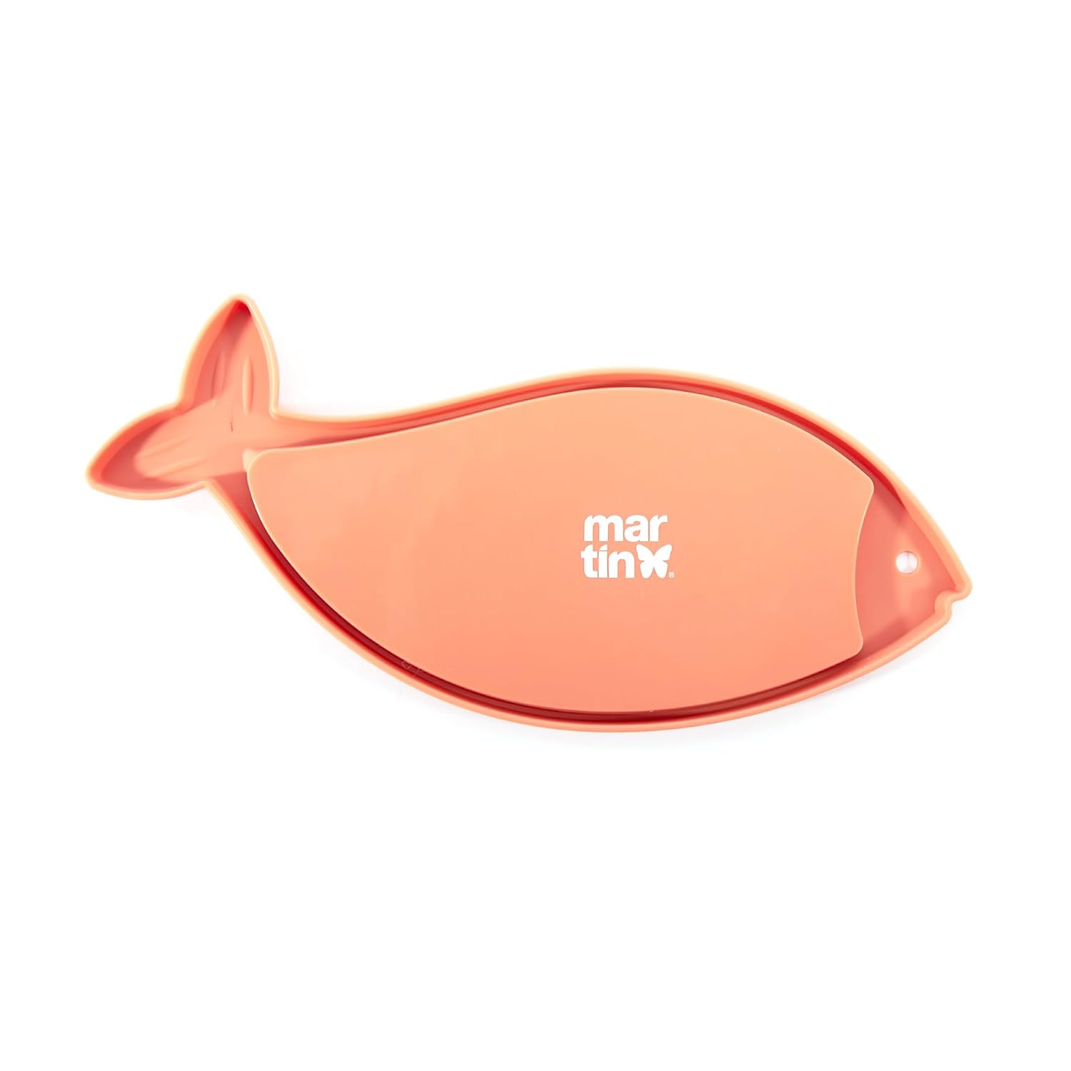 Tapis de léchage — Silicone forme poisson 22 x 13 cm Rose – Image 2