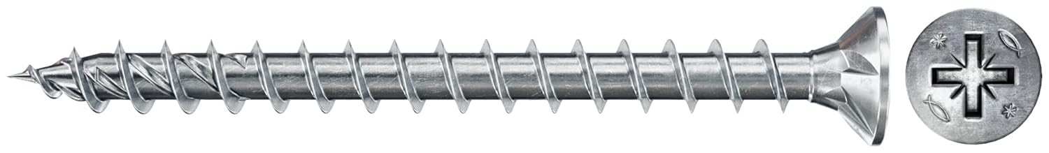 FISCHER PowerFast II — Vis à bois 6,0x40 boîte de 200