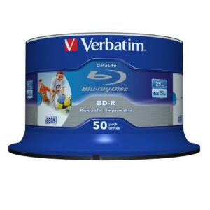 Alternative view of VERBATIM DataLife — 50 BD-R 25 Go 6x imprimables jet d'encre