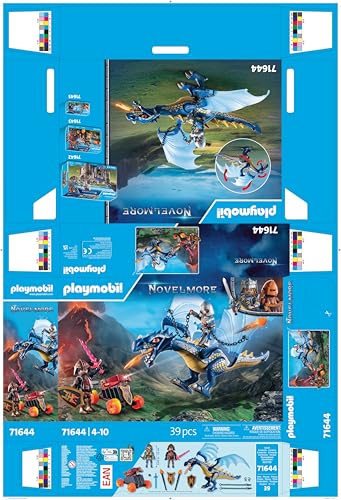 PLAYMOBIL Novelmore 71644 — Combattants avec Dragons et Canon – Image 33