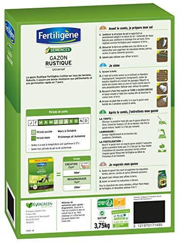 FERTILIGÈNE — Semences Gazon Rustique Universel 3,75 kg – Image 2