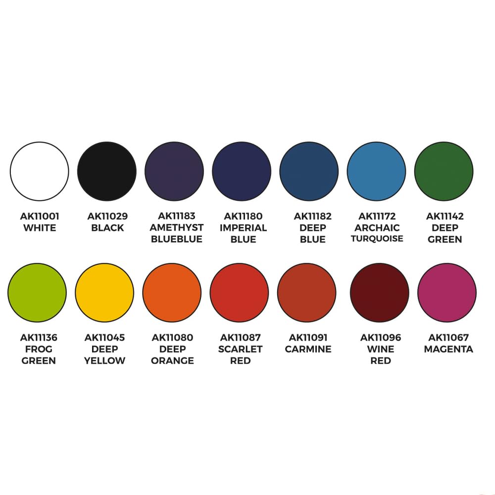 AK 3Gen — Set de Peintures Acryliques 14x17ml – Image 3