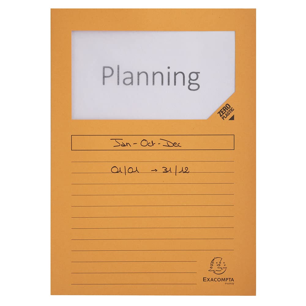 EXACOMPTA Forever — Lot de 50 Chemises à fenêtre A4 120 g/m² – Image 24
