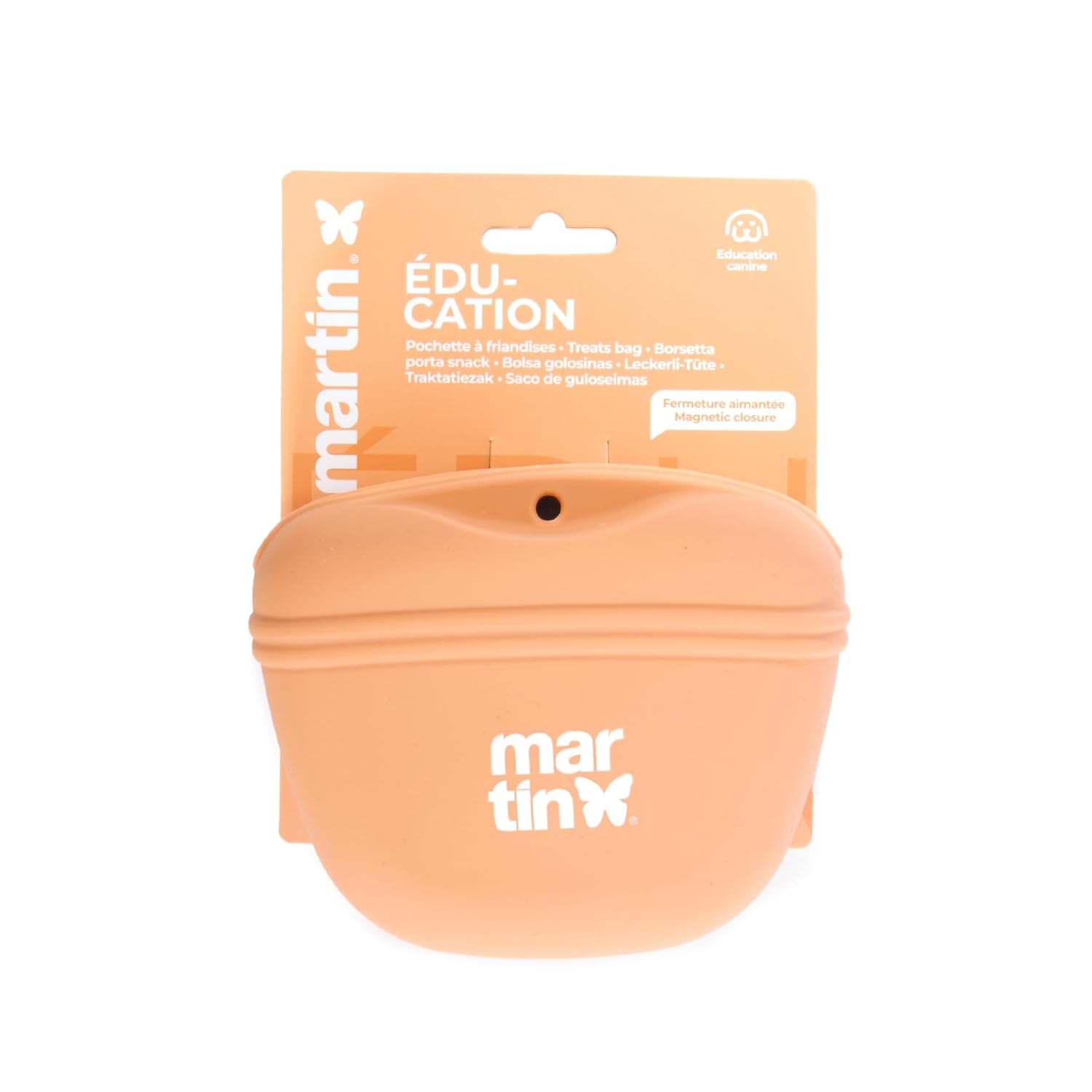 MARTIN — Pochette à friandises en silicone pour chien jaune – Image 5