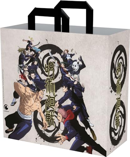 KONIX Jujutsu Kaisen — Sac cabas 40 x 45 x 20 cm beige