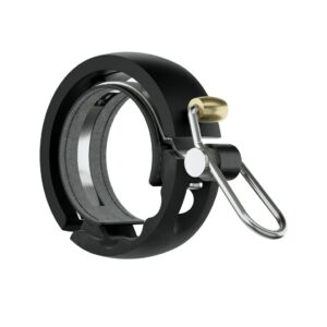 Alternative view of KNOG Oi — Sonnette de vélo noire grand 23,8-31,8 mm