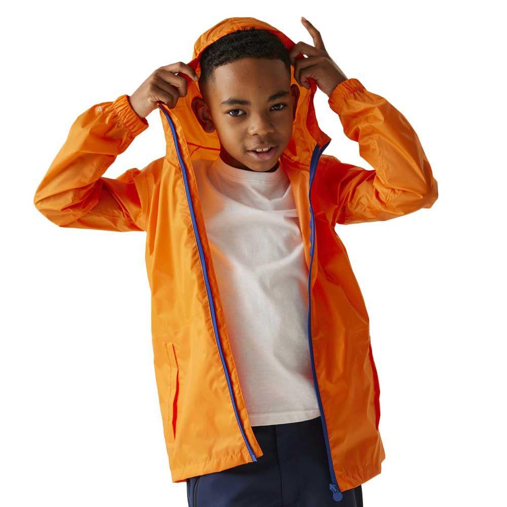 REGATTA Pack It III — Veste imperméable enfant Persimmon – Image 4