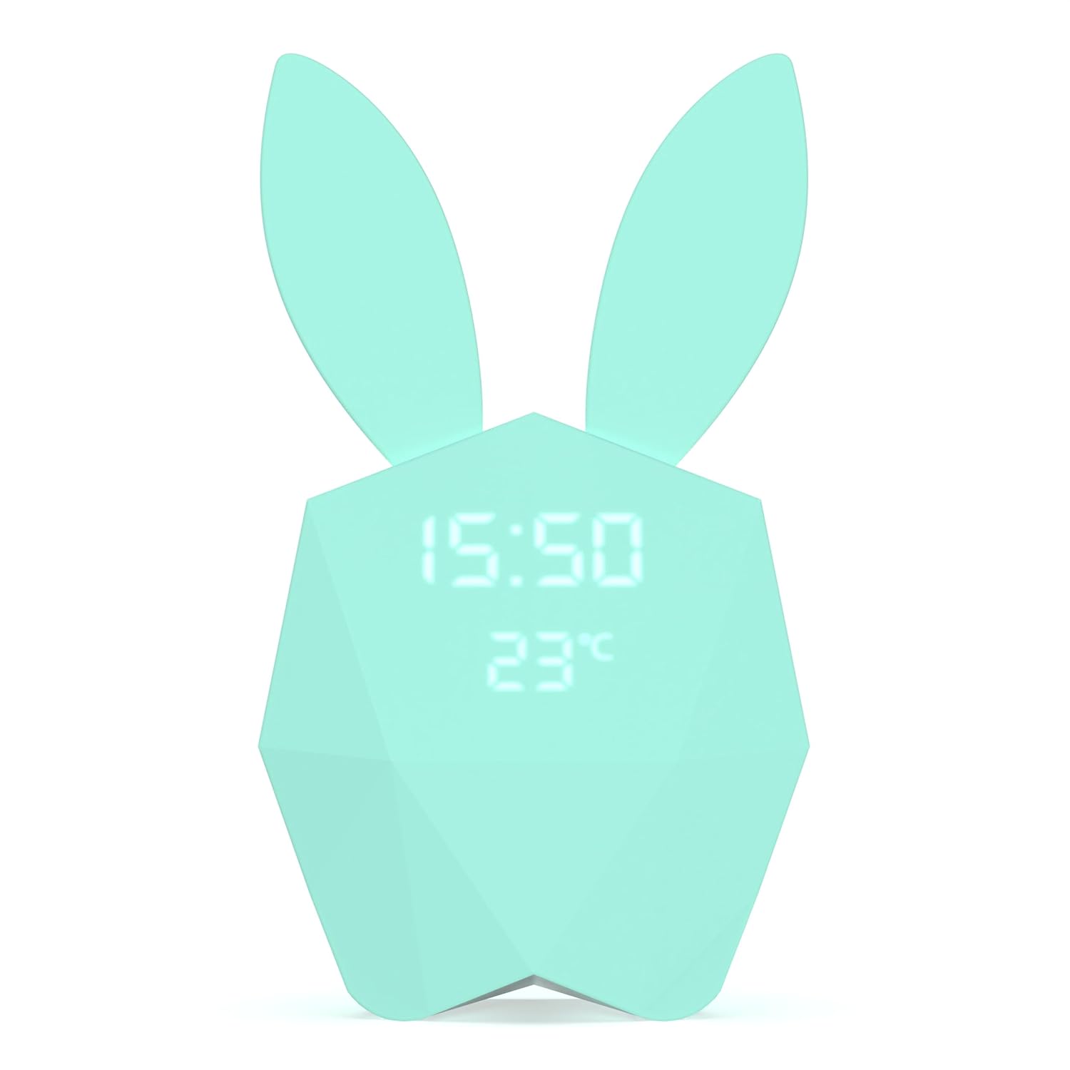 MOB Cutie Clock Connect — Réveil connecté veilleuse turquoise