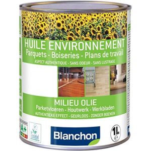 BLANCHON — Huile pour parquet environnement bois brut 1 L