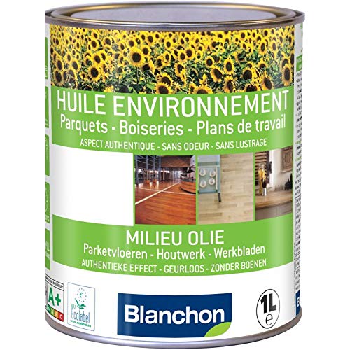 BLANCHON — Huile pour parquet environnement bois brut 1 L