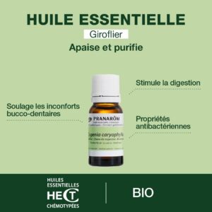 Alternative view of PRANARÔM — Huile Essentielle de Giroflier BIO 10 ml