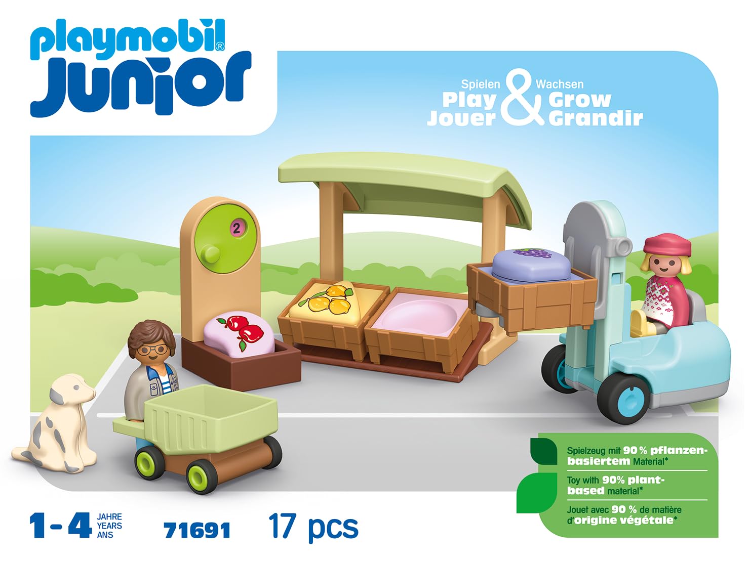 PLAYMOBIL Junior 71691 — Étal de Fruits et Légumes Bio – Image 5