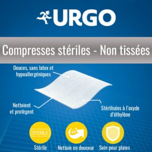 Alternative view of URGO — Compresses stériles non tissées 7,5 x 7,5 cm x50