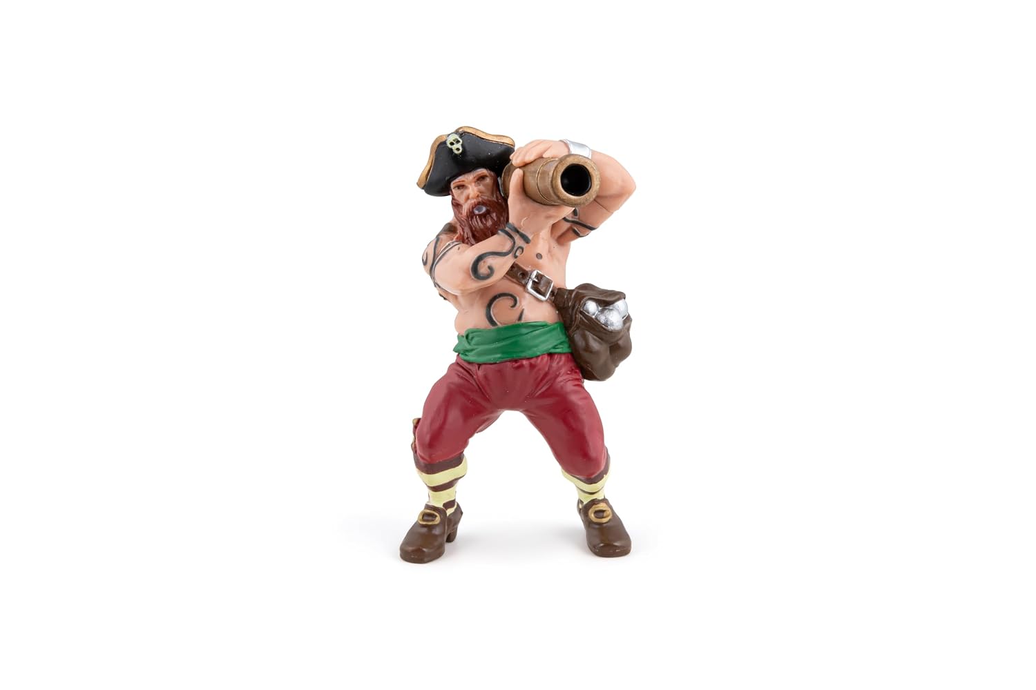 PAPO — Figurine pirate au canon multicolore