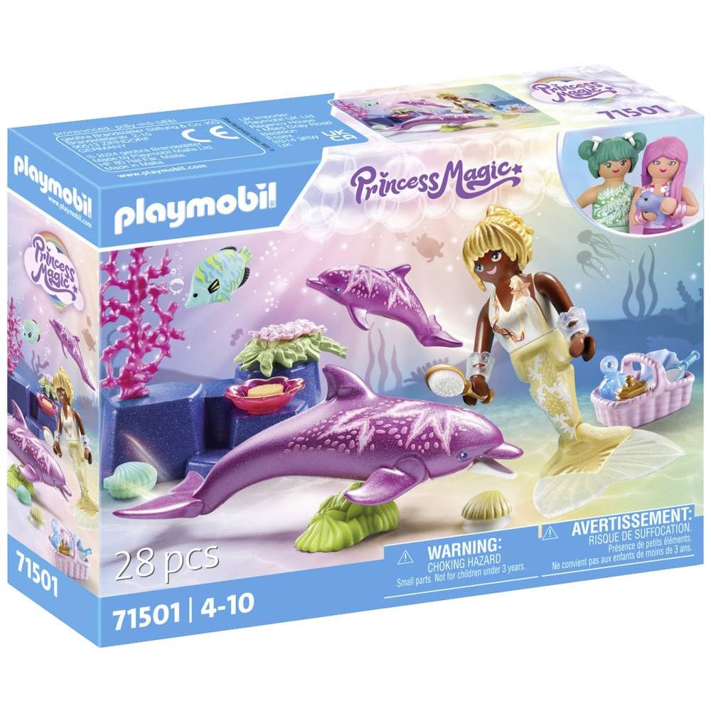 PLAYMOBIL Princess Magic — Sirène avec Dauphins – Image 14