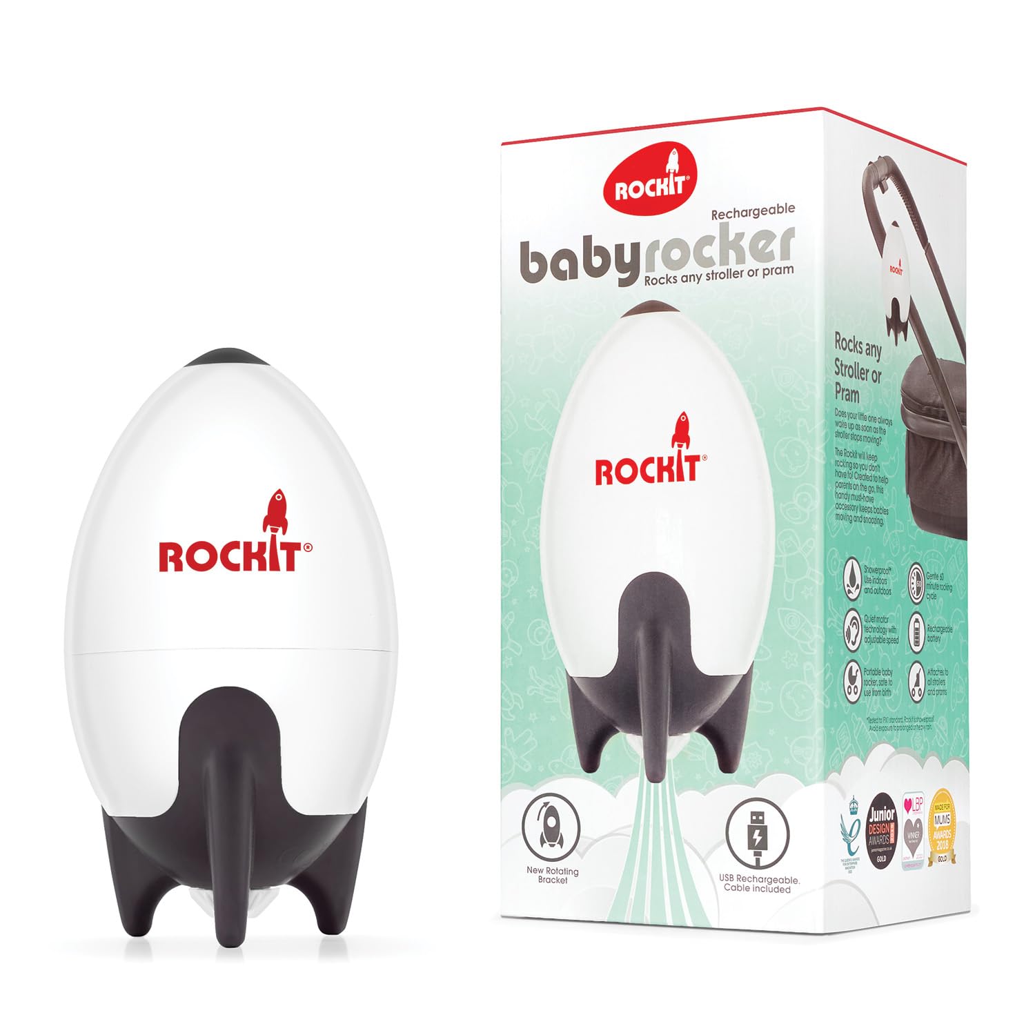 ROCKIT Rocker — Aide au Sommeil pour Bébé Rechargeable