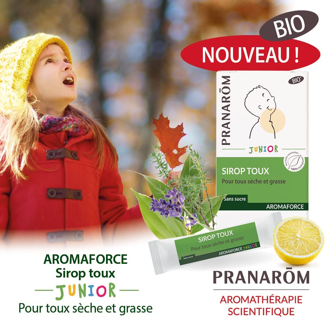 PRANARÔM Aromaforce Junior — Sirop toux enfant 20 x 5 ml – Image 4