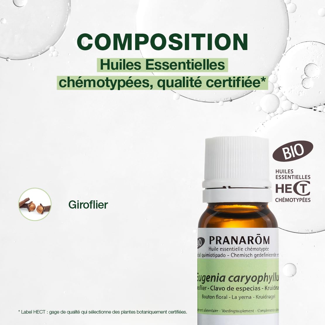 PRANARÔM — Huile Essentielle de Giroflier BIO 10 ml – Image 4