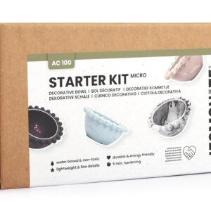 JESMONITE AC100 — Kit Débutant Bol Décoratif 250 g / 100 ml