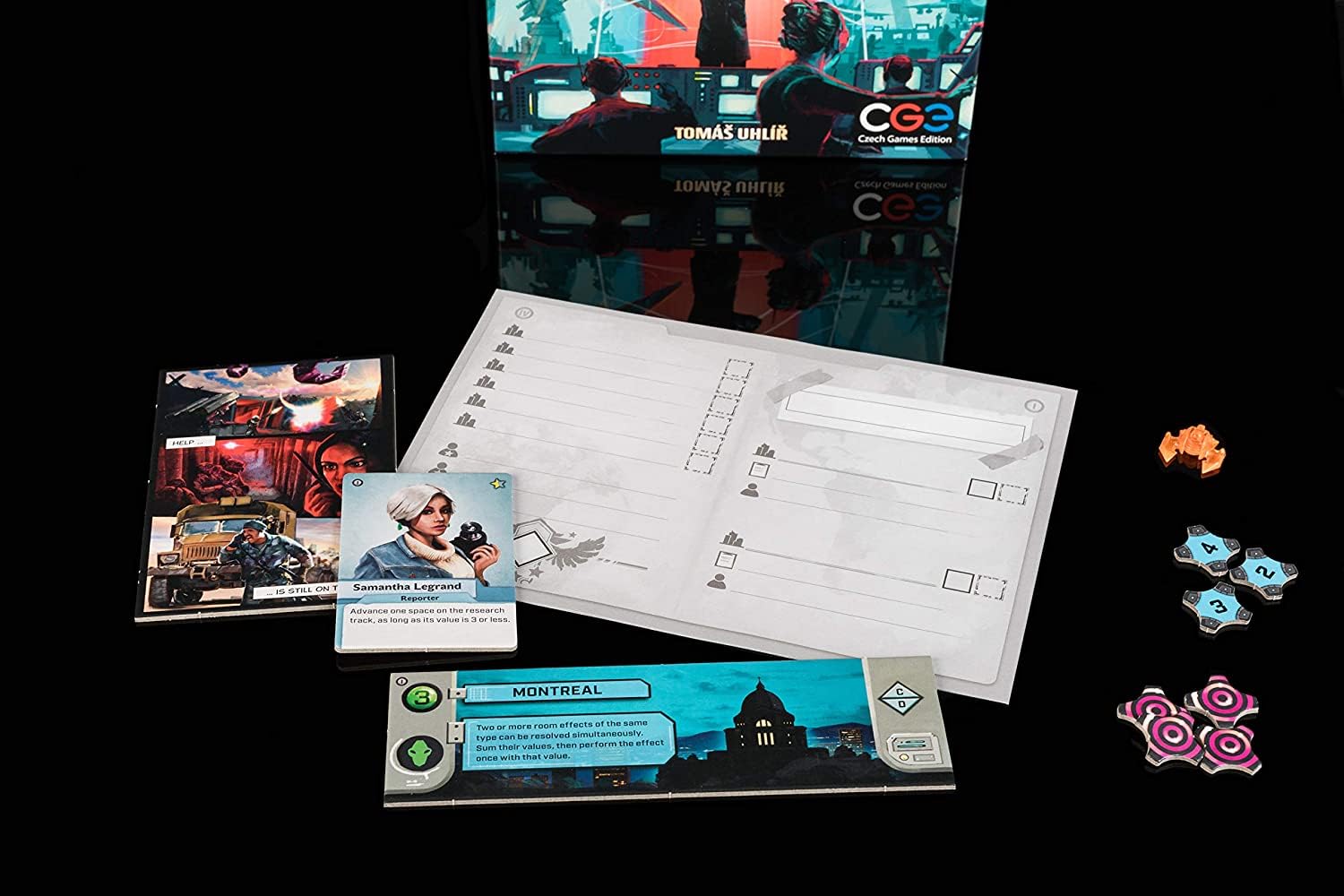 CZECH GAMES EDITION Under Falling Skies — Jeu de société solo – Image 29