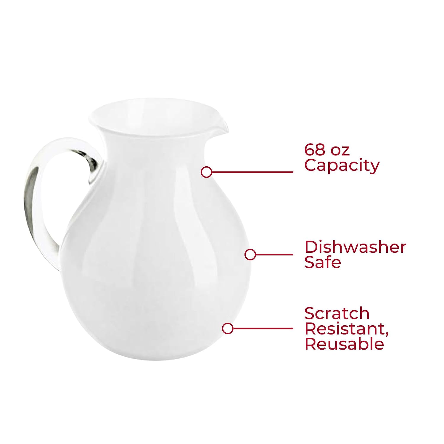 GUZZINI Dolcevita — Carafe Balloon en plastique biosourcé – Image 19