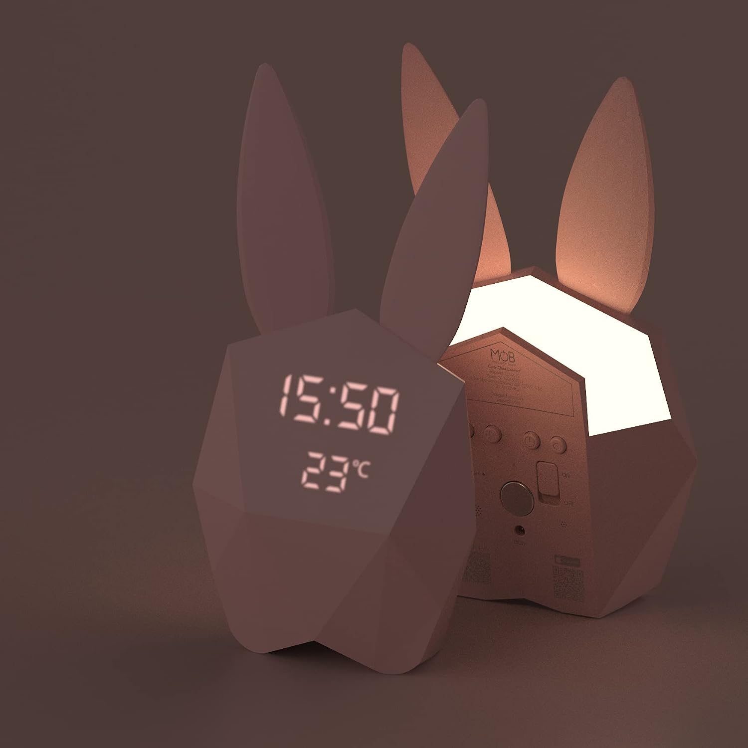 MOB Cutty Clock Connect — Réveil connecté lapin rose – Image 7