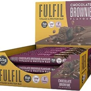 FULFIL — Barre vitaminée et protéinée chocolat brownie 15x55g