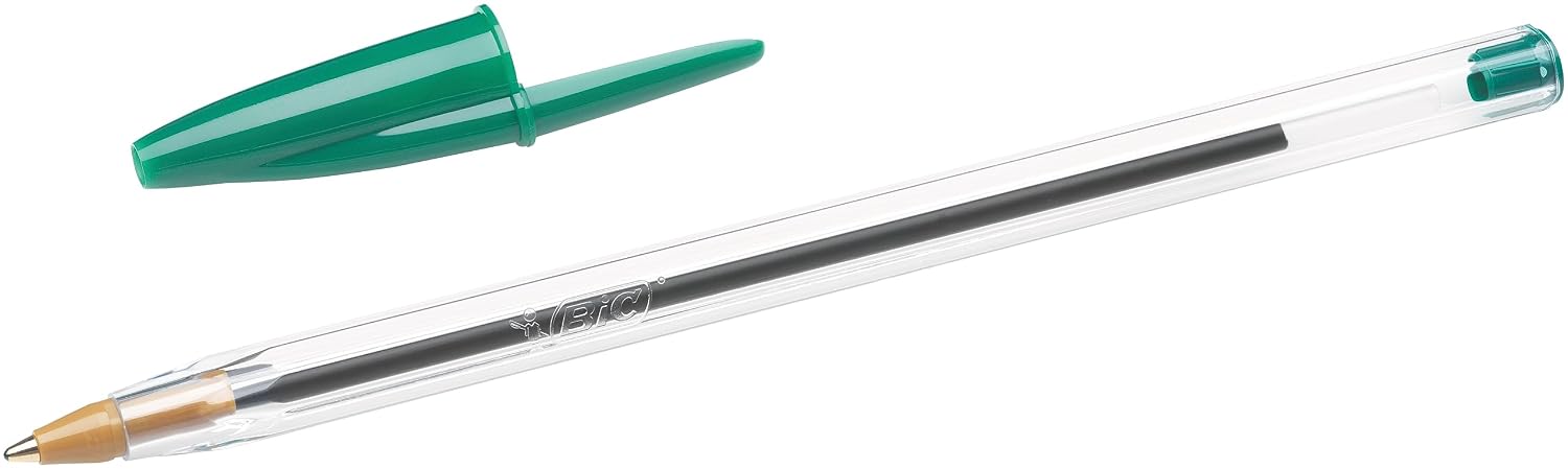 BIC Cristal Original — Boîte de 50 Stylos-Bille verts – Image 4