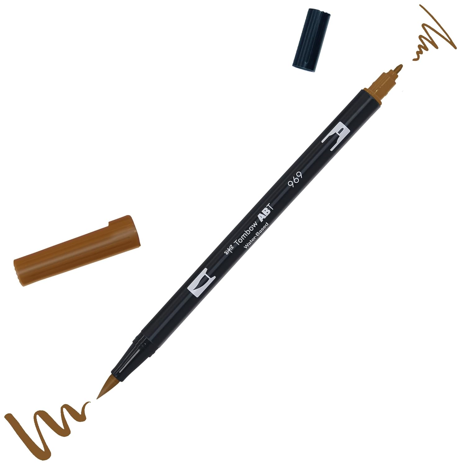 TOMBOW ABT-969 — Feutre pinceau à 2 pointes Chocolat – Image 6