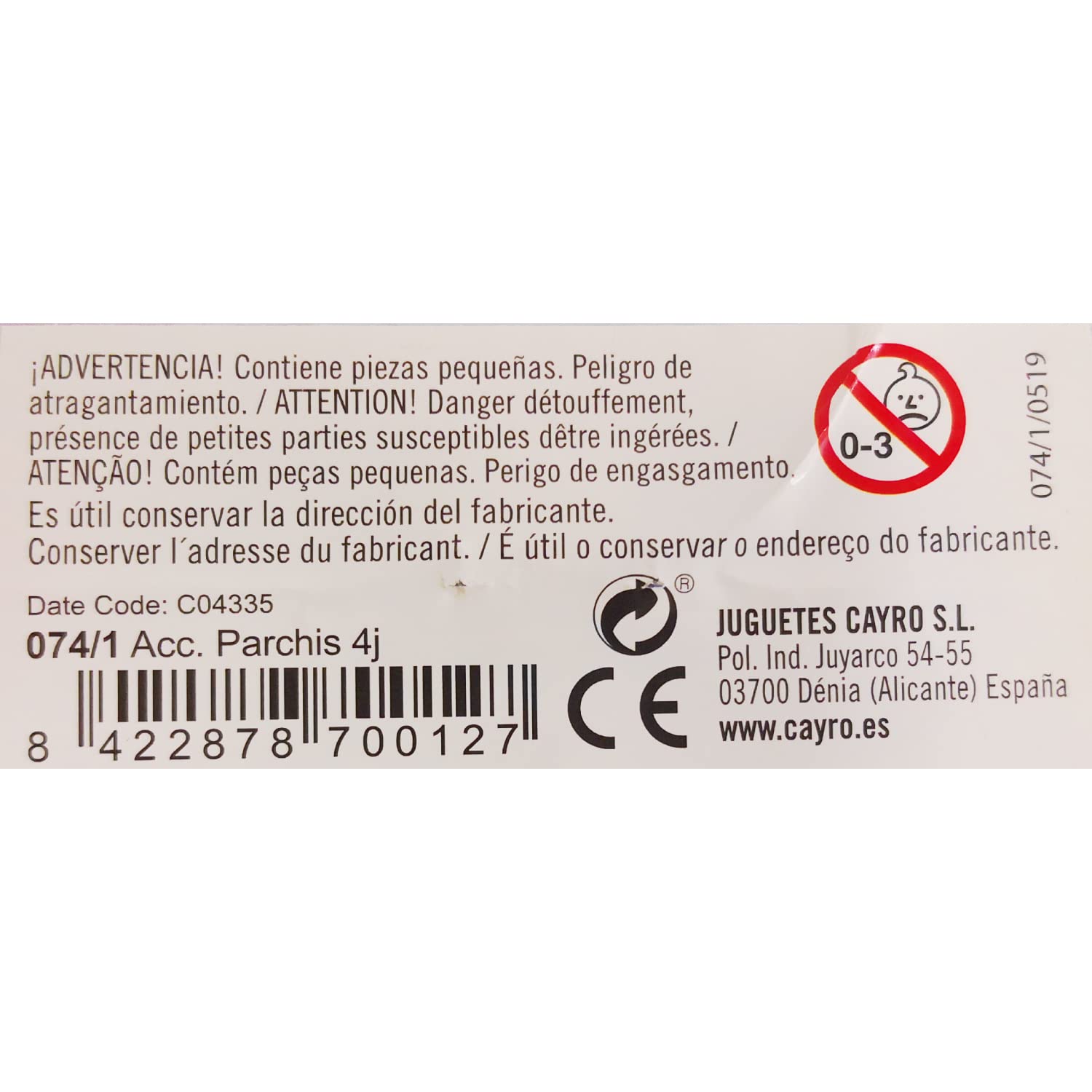 CAYRO — Coffret Accessoires Parcheesi 2 à 4 Joueurs – Image 2