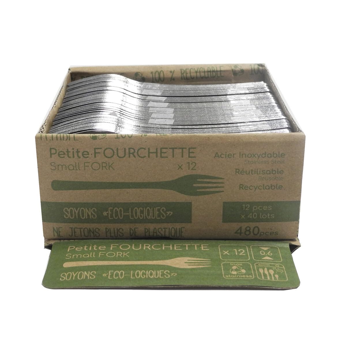 AMEFA Ecologic Slim — Set de 12 Fourchettes à Dessert – Image 7