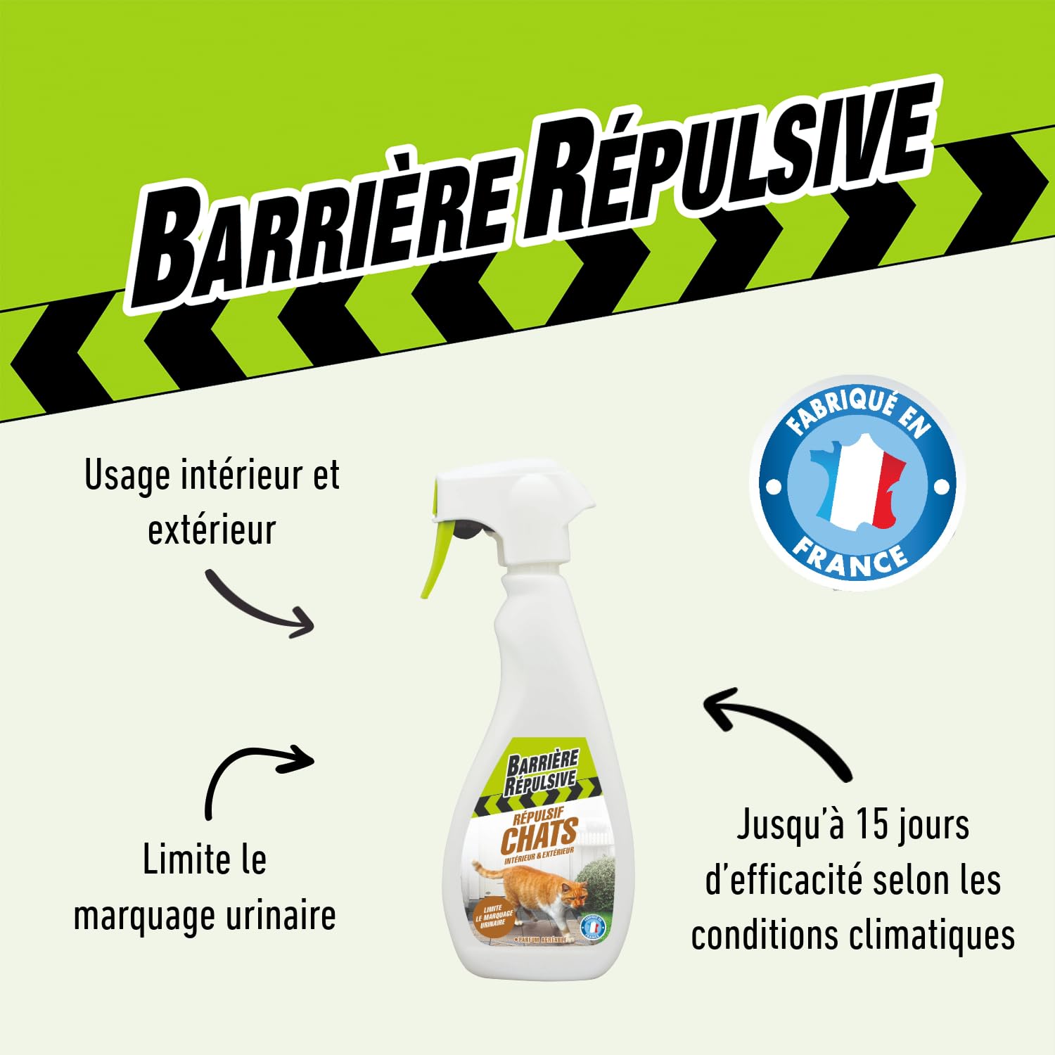 BARRIERE REPULSIVE — Répulsif Chats Intérieur/Extérieur 500 mL – Image 15