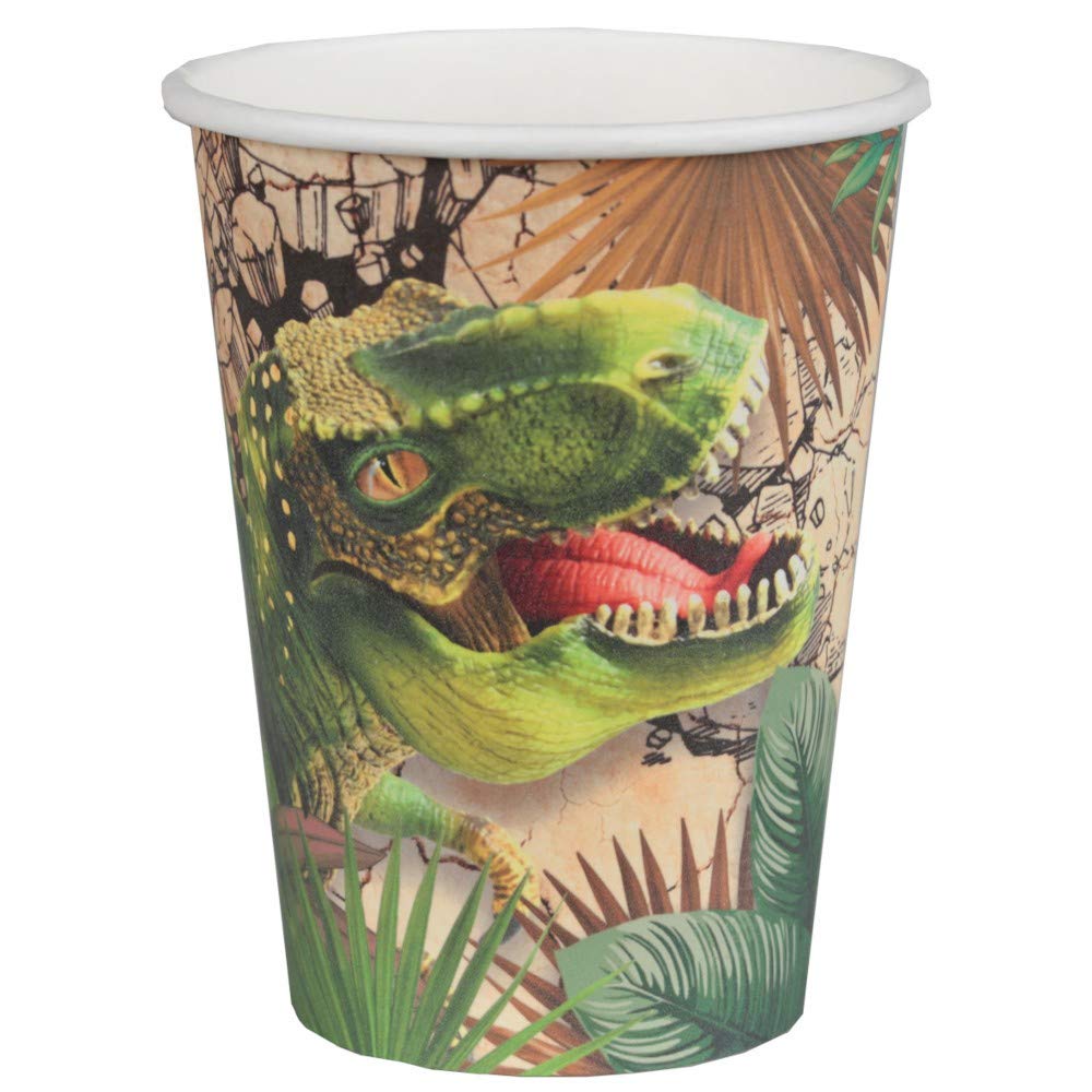 SANTEX — Lot de 10 Gobelets Dinosaure T-Rex