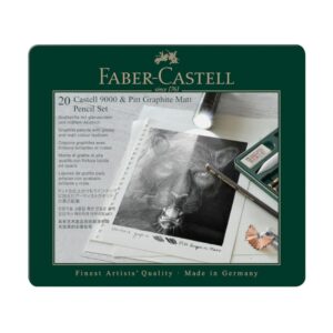 Alternative view of FABER-CASTELL Pitt Monochrome & 9000 — Boîte de 20 crayons