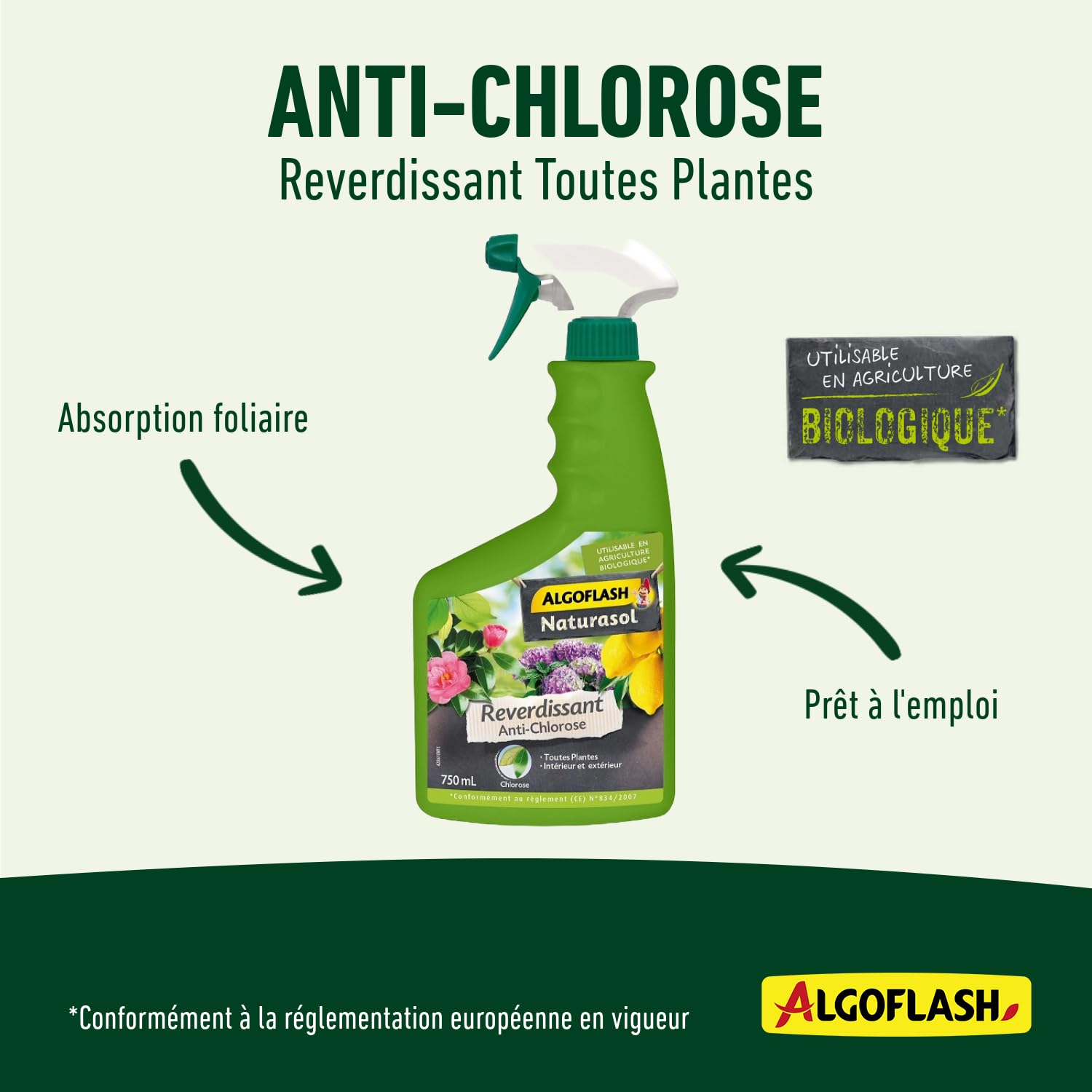 ALGOFLASH NATURASOL — Anti-chlorose prêt à l’emploi 750 ml – Image 4