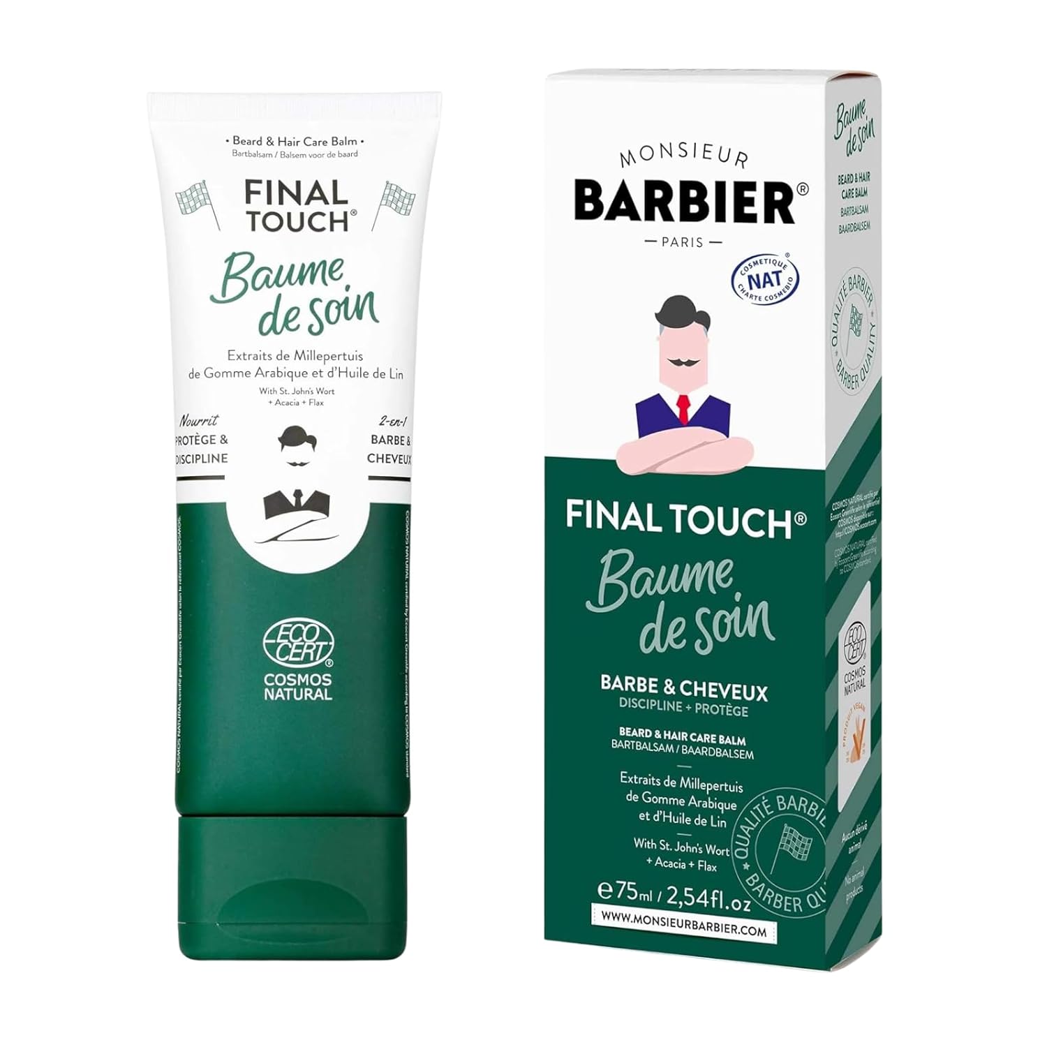 MONSIEUR BARBIER — Baume 2-en-1 Barbe et Cheveux